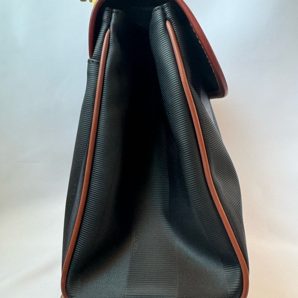 Fendi Convertible Pequin Top Handle/Sling Bag - Picture 11 of 16